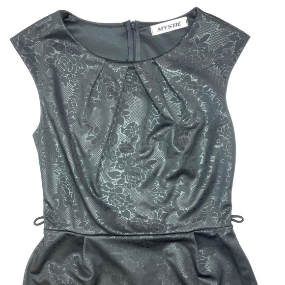 Mystic Black Flowery Dress - Picture 4 of 7